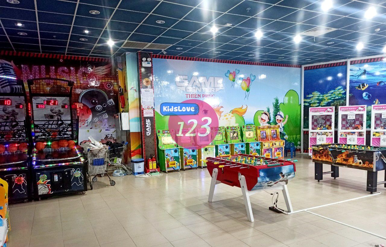 Dự án thi công lắp đặt khu vui chơi trong nhà game thùng tại coopmart rạch giá